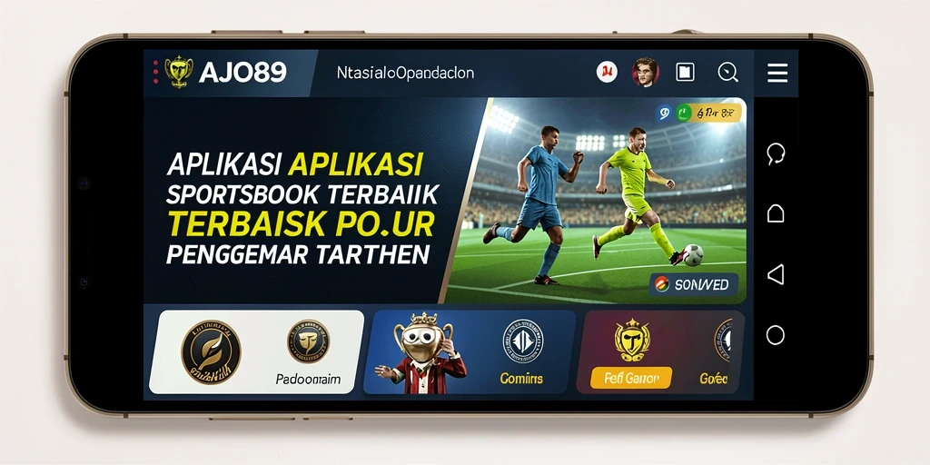 Screenshot AJO89 menampilkan taruhan langsung di berbagai olahraga.