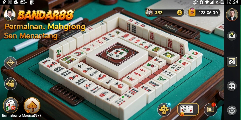 Tampilan gameplay Mahjong yang menarik di BANDAR88.