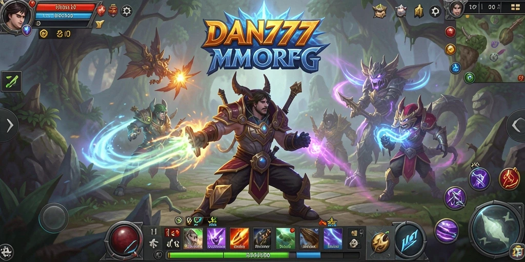 Gameplay <strong>DAN777</strong> yang menarik dalam dunia MMORPG yang luas.
