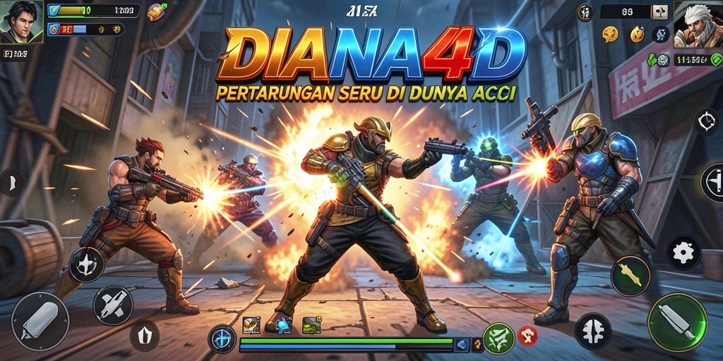 Tampak seru dari gameplay DIANA4D dengan aksi laga yang mendebarkan.