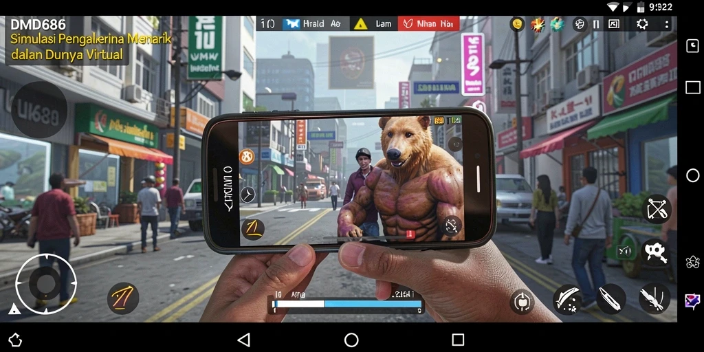 Tangkapan layar DMD686 menampilkan aksi gameplay simulasi yang realistis.