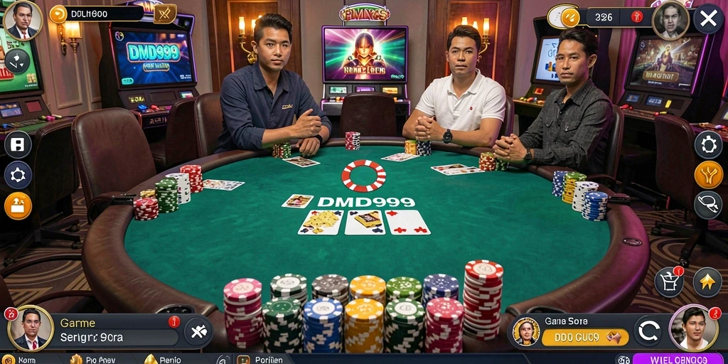 Tampilan gameplay DMD999 yang seru dan mendebarkan.