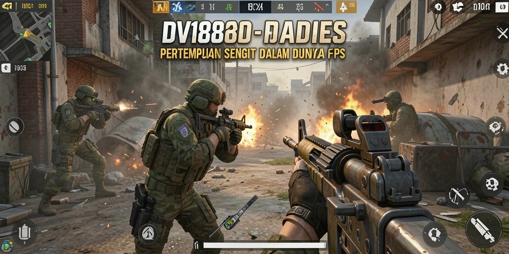 Tampilan gameplay memukau dari <strong>DV188</strong> memperlihatkan aksi tembak-menembak yang seru.