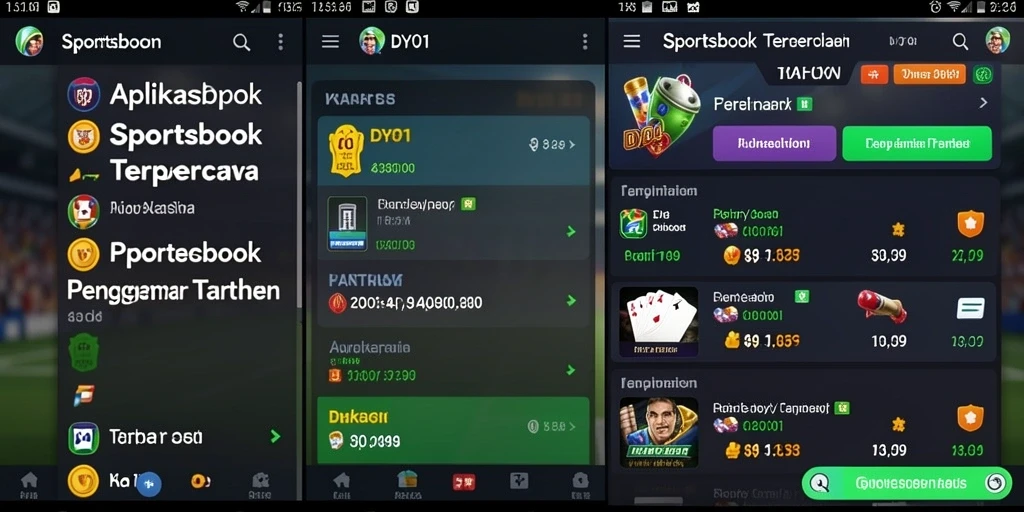 Tampilan gameplay taruhan olahraga di DY01 yang menarik dan interaktif.