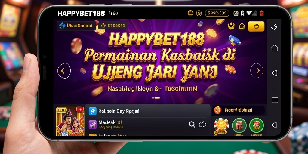 Screenshot gameplay HAPPYBET188 menampilkan aksi kasino yang mendebarkan.