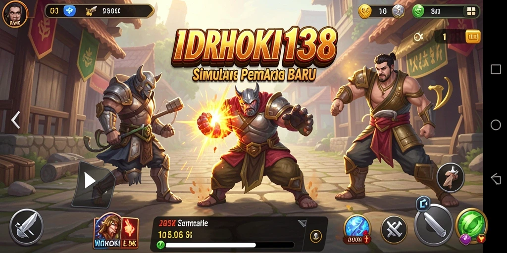 Screenshot gameplay IDRHOKI138 yang menampilkan aktivitas menarik dalam simulasi.