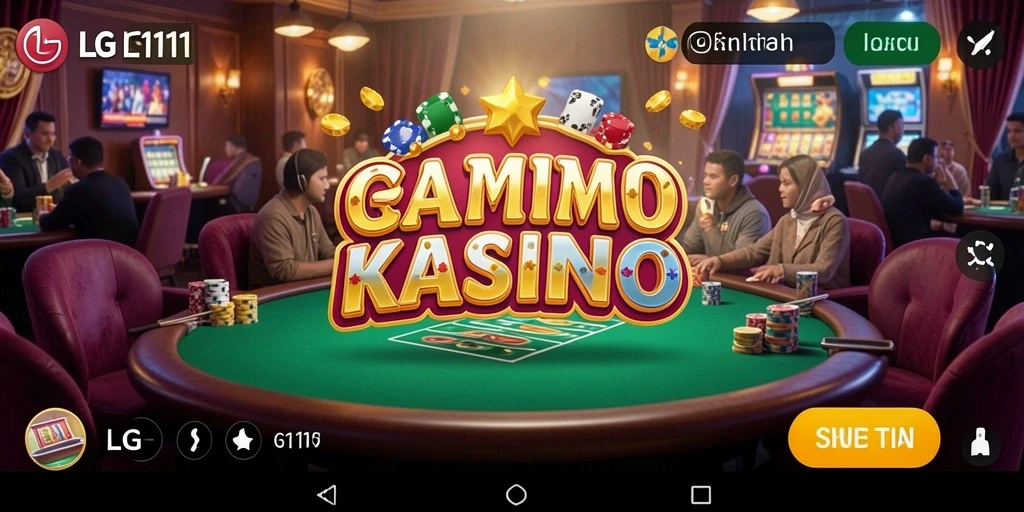 Tampilan permainan seru di LG111 dengan grafik menarik.