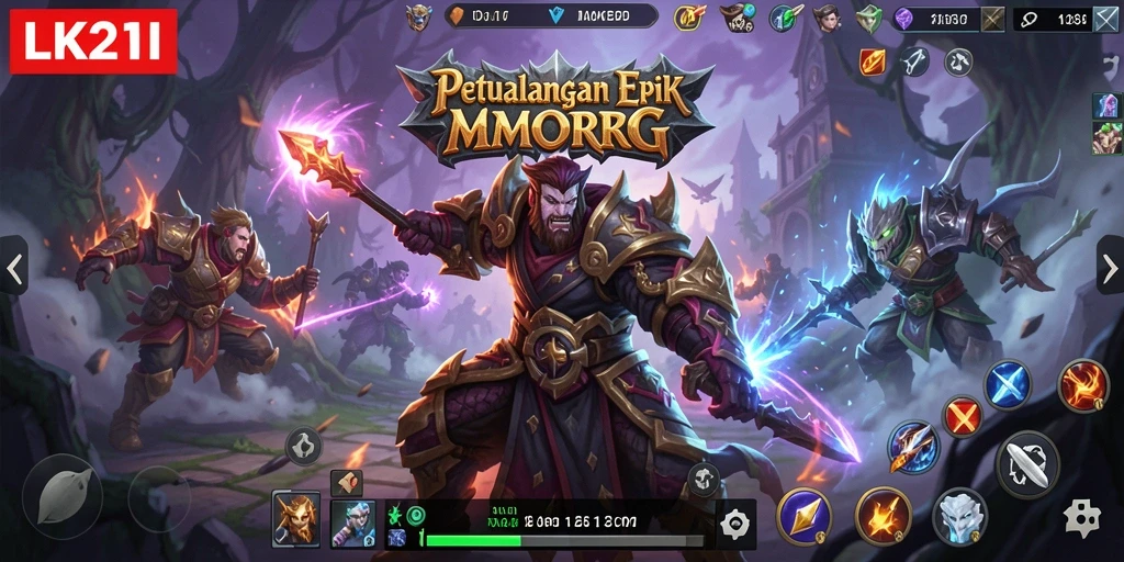 Gameplay seru di dunia fantasi LK21 dengan banyak petualangan.