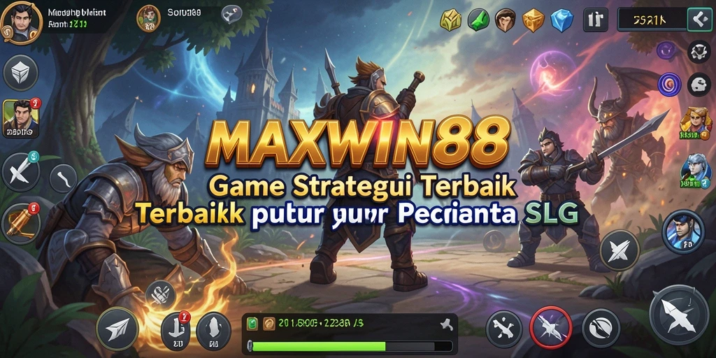 Tampilan permainan <strong>MAXWIN88</strong> yang menampilkan strategi dalam pertempuran.