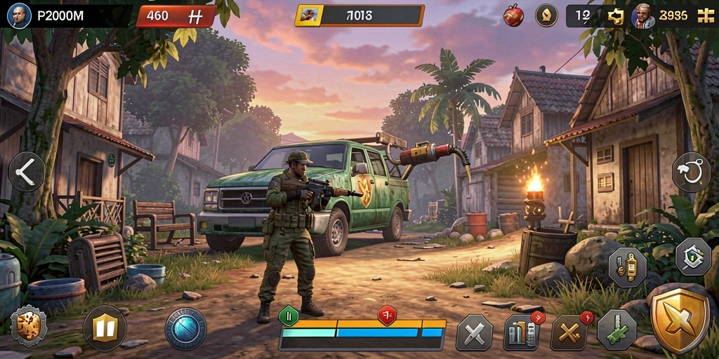 Tampilan gameplay P200M yang menawan dan menarik.