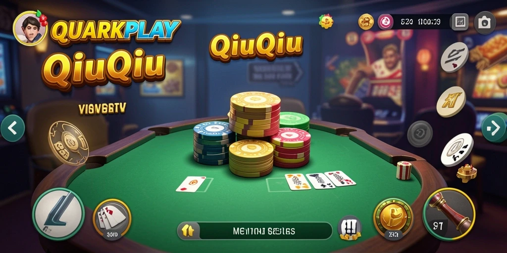 Tampilan gameplay seru dari QUARKPLAY QiuQiu.