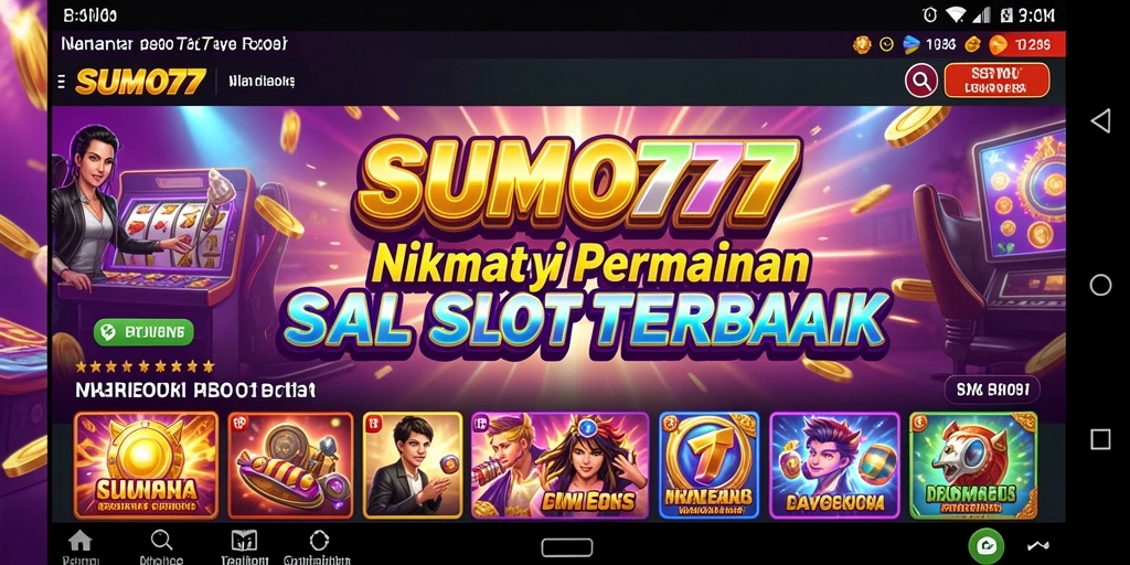 Tampilan gameplay SUMO777 yang menarik dan penuh warna.