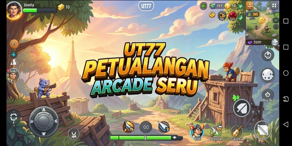 Tampilan gameplay seru dari UT77 dengan grafik memukau.