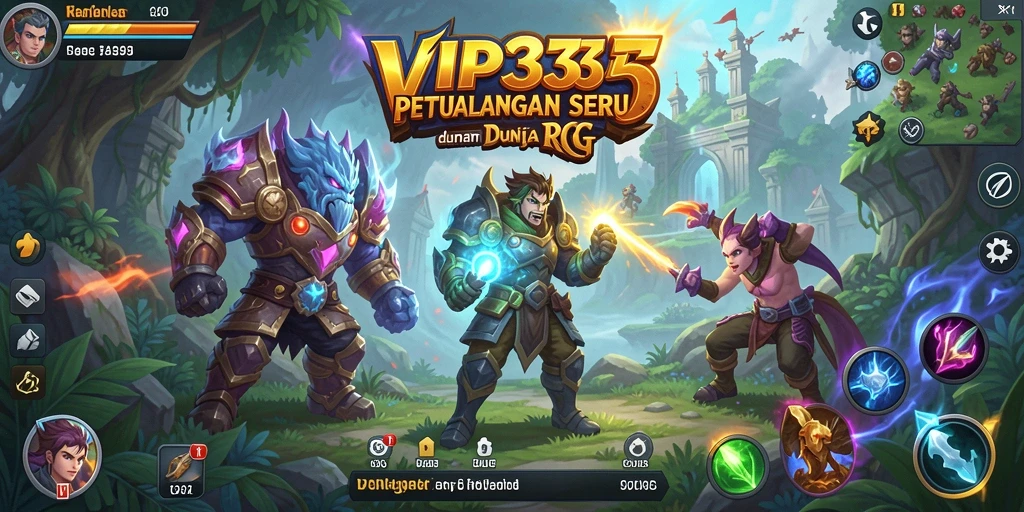 Screenshot dari gameplay <strong>VIP333</strong> yang menunjukkan aksi RPG yang mendebarkan.
