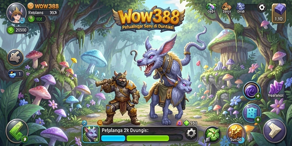 Gameplay seru di dunia penuh petualangan WOW388.